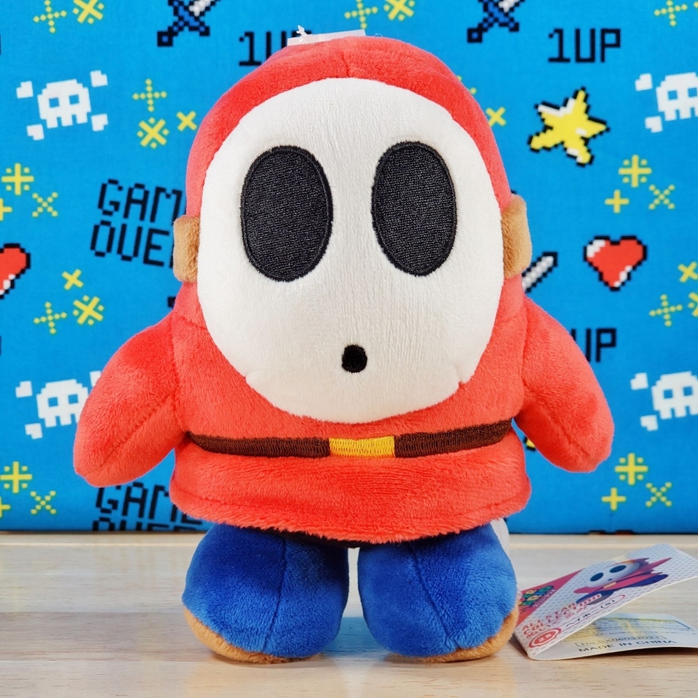 All Star Collection SHY GUY 7" Ultrasoft Nintendo Gaming Plush Toy NWT